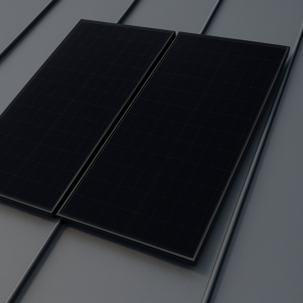 Montagematerial für Balkonkraftwerk & Mini PV-Anlage Blechfalzdach