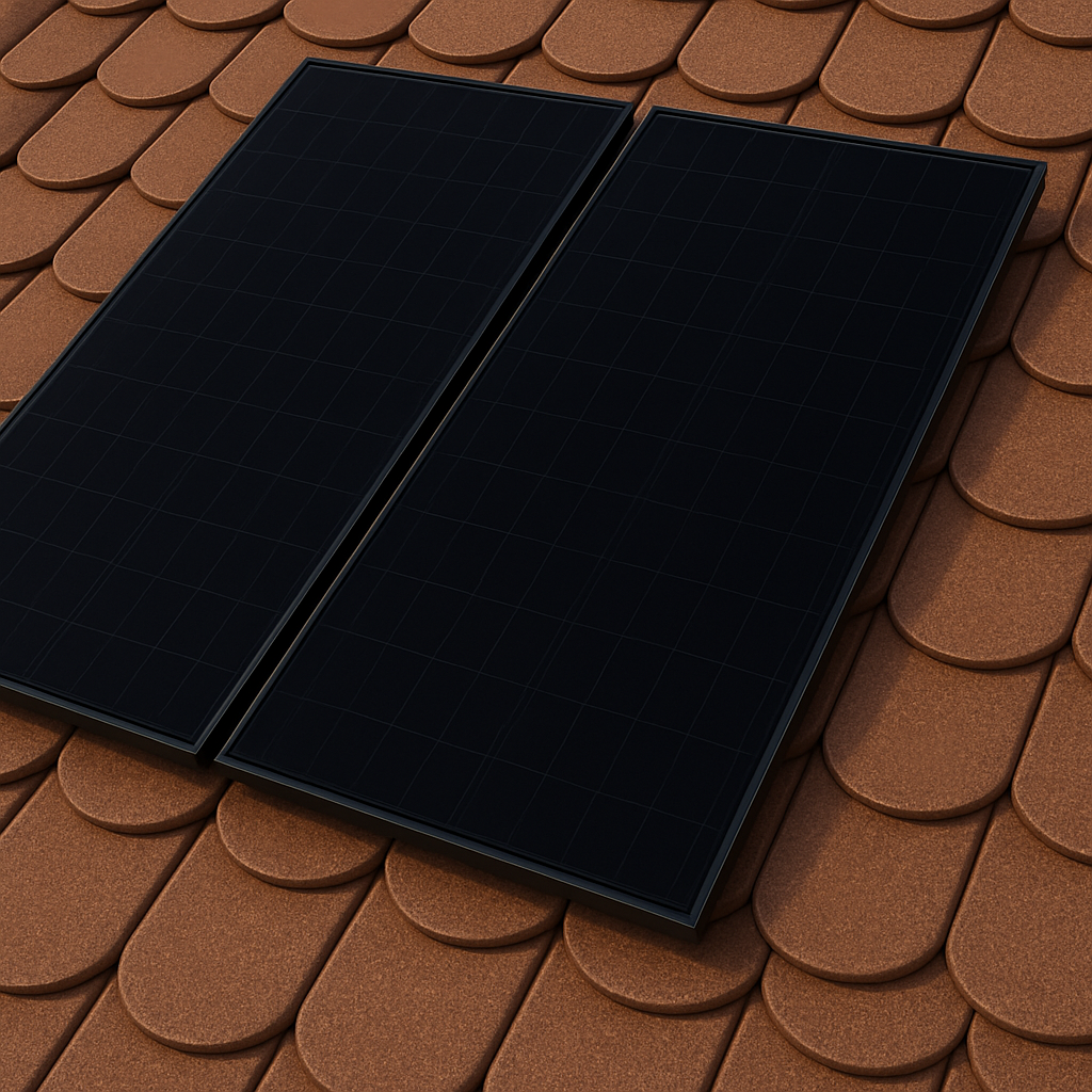 Montagematerial für Balkonkraftwerk & Mini PV-Anlage Biberschwanz