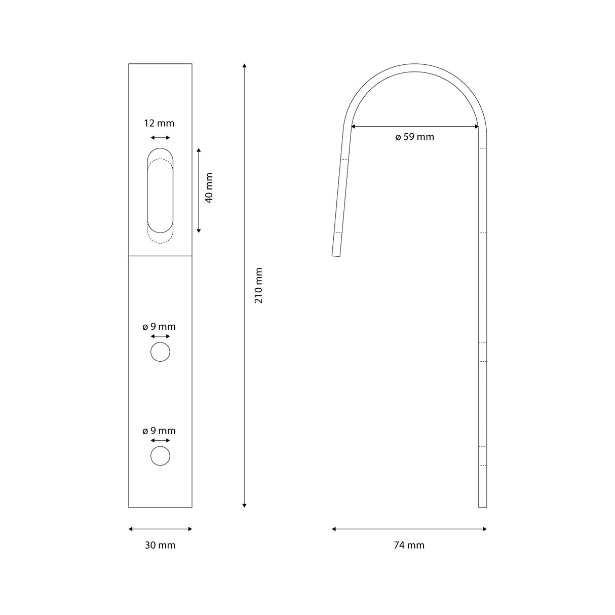 Montagehaken für Balkonkraftwerk