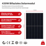 Balkonkraftwerk Komplettset 800W Bifazial