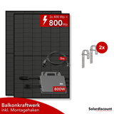 Balkonkraftwerk Komplettset 800W