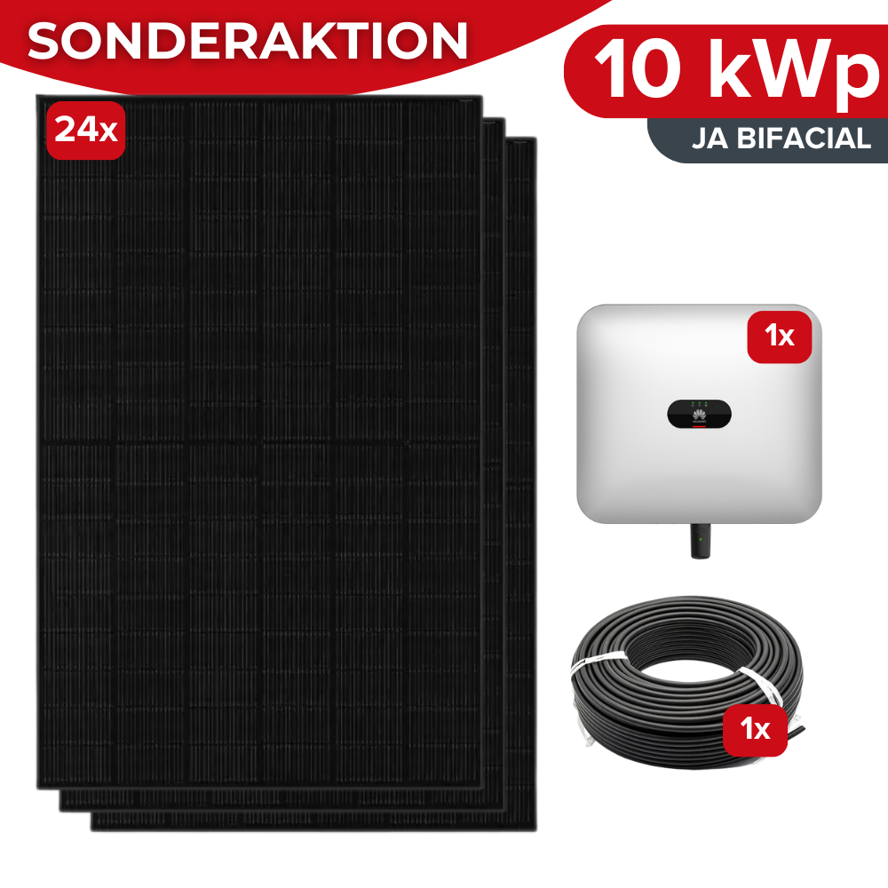 [Aktion] PV-Anlage Komplettpaket 10KW Bifacial