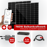 Balkonkraftwerk Komplettset 760W