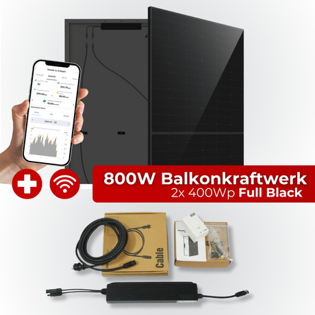 DAH Balkonkraftwerk Komplettset 800W