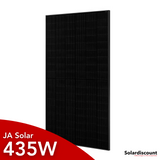 JA Solar Solarmodul 435W Glas-Glas Full Black Bifacial